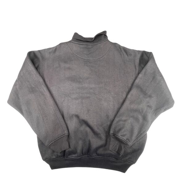 VTG Jacques Carpenter Sweater Large Textured Panel Quarter Zip Athletic Pullover - Picture 2 of 11